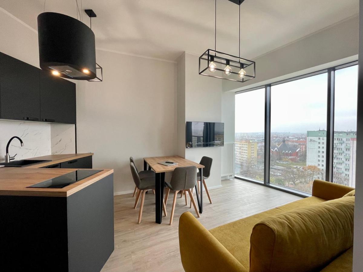 Hanza Tower Apartamenty Szczecin Kültér fotó
